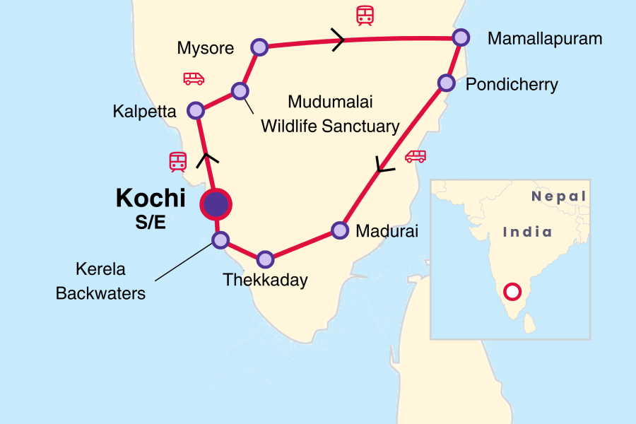 Southern India Splendor: A 14-Day Journey from Kochi to Kochi